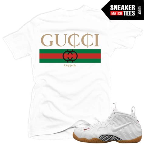 gucci foams white shirts|gucci plain white t shirt.